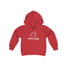 Load image into Gallery viewer, Choose Happy Youth Heavy Blend Hooded Sweatshirt