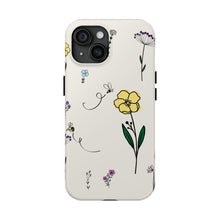Load image into Gallery viewer, Flowers And Bees Tough Phone Cases