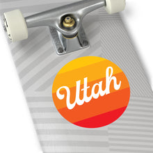 Load image into Gallery viewer, Utah Round Vinyl Stickers