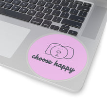 Load image into Gallery viewer, Choose Happy Kiss-Cut Stickers