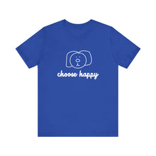 Load image into Gallery viewer, Choose Happy Unisex Jersey Short Sleeve Tee