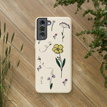 Load image into Gallery viewer, Flowers And Bees Biodegradable Cases
