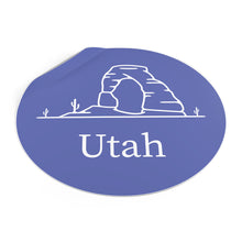 Load image into Gallery viewer, Utah Arch Round Vinyl Stickers