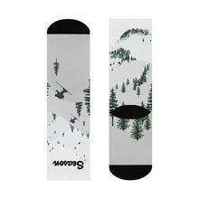 Load image into Gallery viewer, Ski Season Cushioned Crew Socks