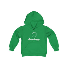 Load image into Gallery viewer, Choose Happy Youth Heavy Blend Hooded Sweatshirt