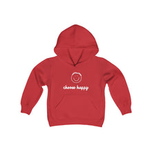 Load image into Gallery viewer, Choose Happy Youth Heavy Blend Hooded Sweatshirt