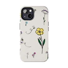 Load image into Gallery viewer, Flowers And Bees Tough Phone Cases