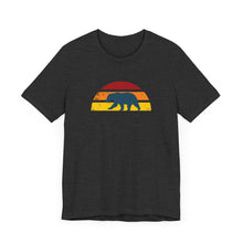 Load image into Gallery viewer, Bear Sunset Unisex Jersey Short Sleeve Tee