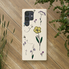Load image into Gallery viewer, Flowers And Bees Biodegradable Cases