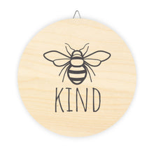 Load image into Gallery viewer, Bee Kind Wood Signs