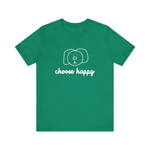 Load image into Gallery viewer, Choose Happy Unisex Jersey Short Sleeve Tee
