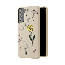 Load image into Gallery viewer, Flowers And Bees Biodegradable Cases