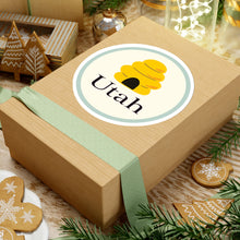Load image into Gallery viewer, Utah Beehive Kiss-Cut Stickers