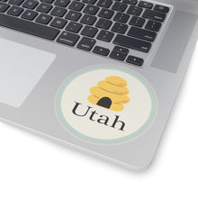 Load image into Gallery viewer, Utah Beehive Kiss-Cut Stickers