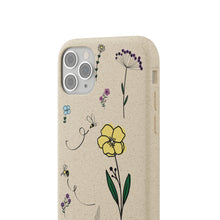 Load image into Gallery viewer, Flowers And Bees Biodegradable Cases