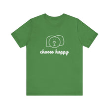 Load image into Gallery viewer, Choose Happy Unisex Jersey Short Sleeve Tee