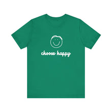 Load image into Gallery viewer, Choose Happy Unisex Jersey Short Sleeve Tee