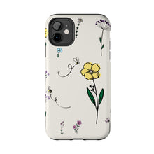 Load image into Gallery viewer, Flowers And Bees Tough Phone Cases