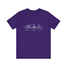Load image into Gallery viewer, Salt Lake City Unisex Jersey Short Sleeve Tee