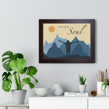 Load image into Gallery viewer, Then Sings My Soul Framed Horizontal Poster