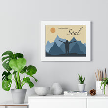 Load image into Gallery viewer, Then Sings My Soul Framed Horizontal Poster