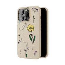 Load image into Gallery viewer, Flowers And Bees Biodegradable Cases