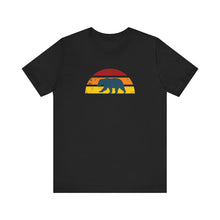 Load image into Gallery viewer, Bear Sunset Unisex Jersey Short Sleeve Tee
