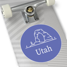 Load image into Gallery viewer, Utah Arch Round Vinyl Stickers
