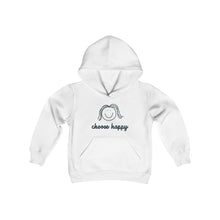 Load image into Gallery viewer, Choose Happy Youth Heavy Blend Hooded Sweatshirt
