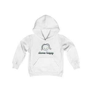 Choose Happy Youth Heavy Blend Hooded Sweatshirt