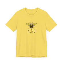 Load image into Gallery viewer, Bee Kind Unisex Jersey Short Sleeve Tee
