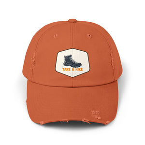 Take a Hike Unisex Distressed Cap