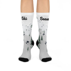 Ski Season Cushioned Crew Socks