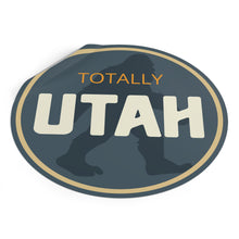 Load image into Gallery viewer, Bigfoot Totally Utah Round Vinyl Stickers
