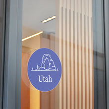 Load image into Gallery viewer, Utah Arch Round Vinyl Stickers
