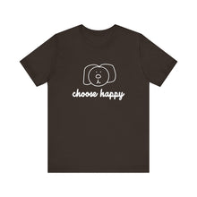 Load image into Gallery viewer, Choose Happy Unisex Jersey Short Sleeve Tee

