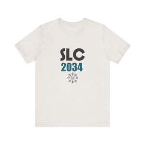 Salt Lake City 2034 Unisex Jersey Short Sleeve Tee