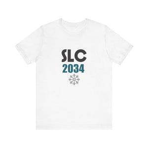 Salt Lake City 2034 Unisex Jersey Short Sleeve Tee