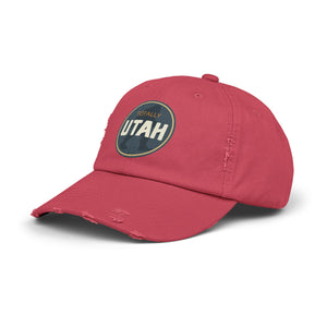 Totally Utah Bigfoot Unisex Distressed Cap