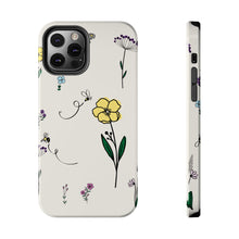 Load image into Gallery viewer, Flowers And Bees Tough Phone Cases
