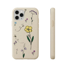 Load image into Gallery viewer, Flowers And Bees Biodegradable Cases
