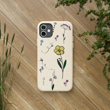 Load image into Gallery viewer, Flowers And Bees Biodegradable Cases
