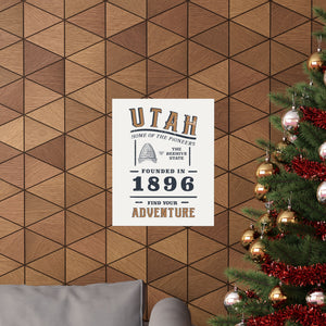 Utah Find Your Adventure Matte Vertical Posters