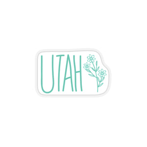 Utah Wildflower Kiss-Cut Stickers