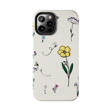 Load image into Gallery viewer, Flowers And Bees Tough Phone Cases
