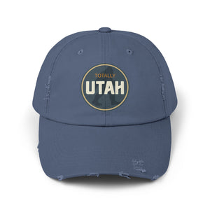 Totally Utah Bigfoot Unisex Distressed Cap