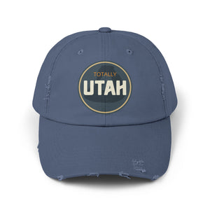 Totally Utah Unisex Distressed Cap