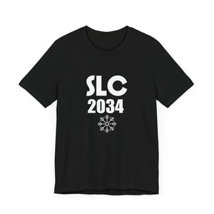 Salt Lake City 2034 Unisex Jersey Short Sleeve Tee