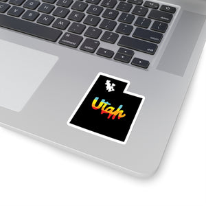 Utah Drip Kiss-Cut Stickers