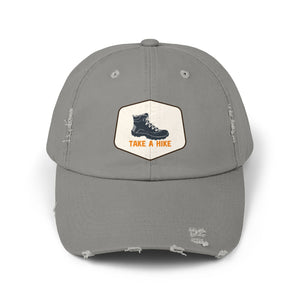 Take a Hike Unisex Distressed Cap